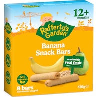 Rafferty's Garden Banana Snack Bars With Real Fruit 12+ Months