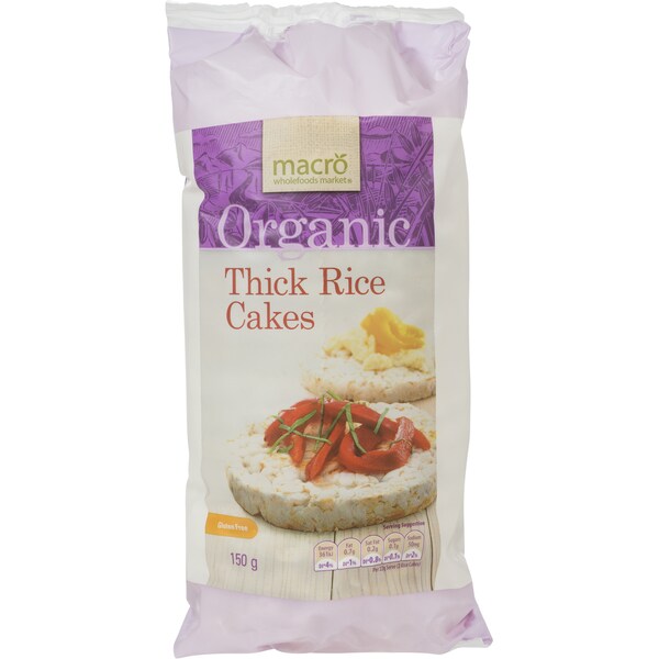 Macro Organic Rice Snacks Rice Cakes 150g