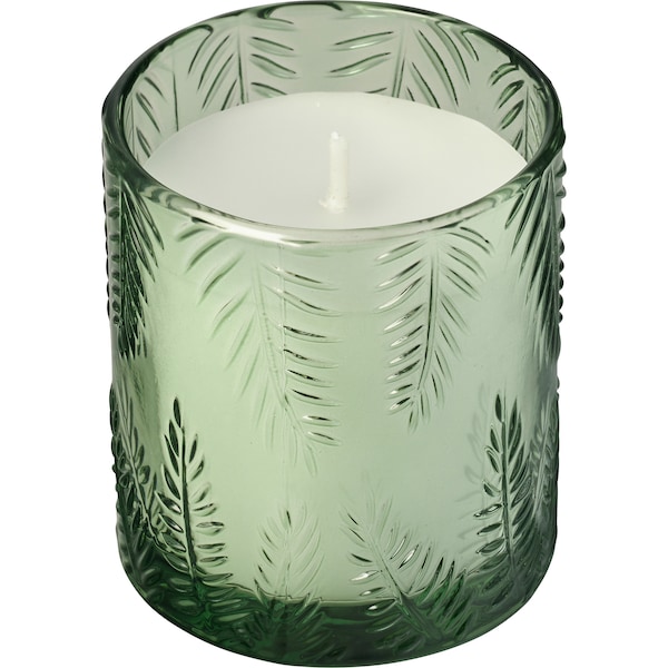 Waxworks Leaf Print Citronella Candle each