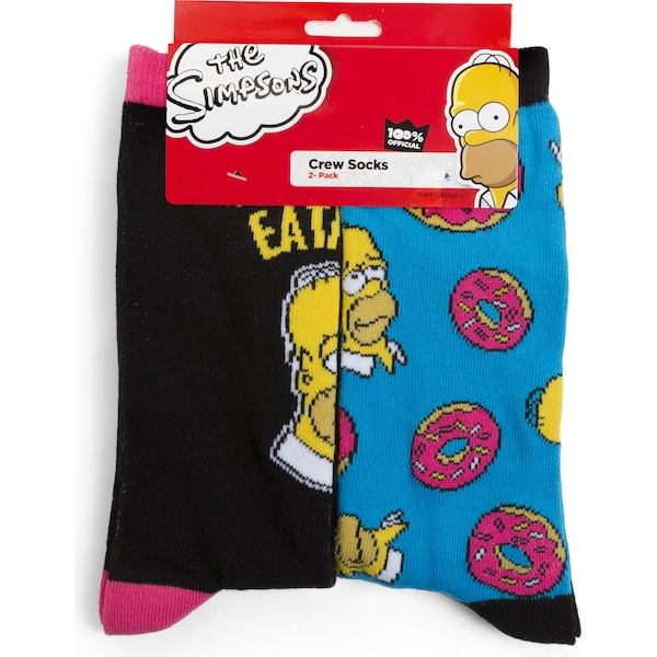 The Simpsons Homer Socks 2 Pack