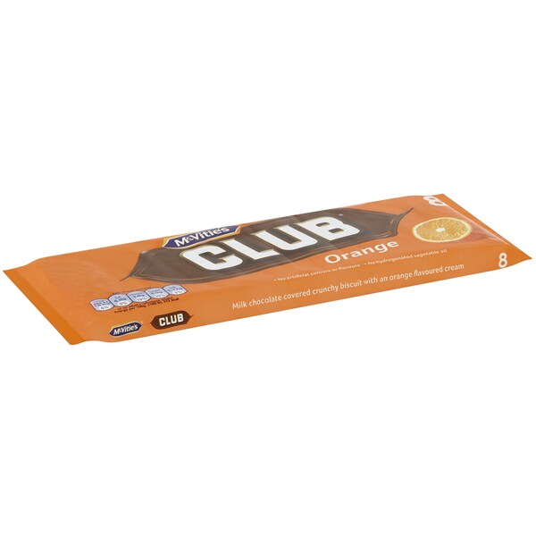 McVitie's Snacks Club Orange 176g