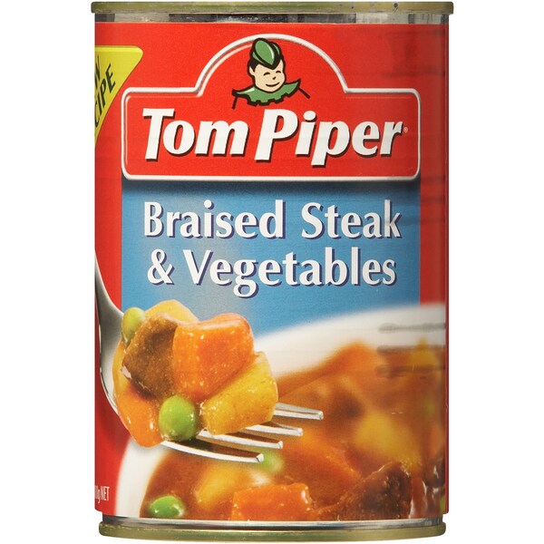 Tom Piper Steak Vegetables  400g