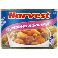 Harvest Sausages Vegetables