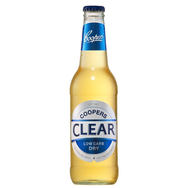 Coopers Clear Low Carb Lager Bottle 355ml