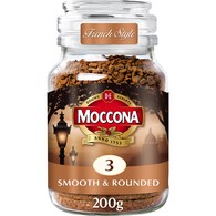 Moccona Freeze Dried Instant Coffee French Style Smooth & Rounded