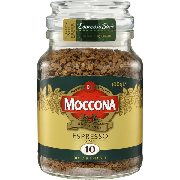 Moccona Freeze Dried Coffee Espresso Style 100g