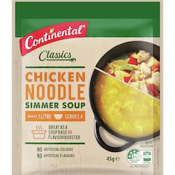 Continental Classics Simmer Soup Chicken Noodle 45g