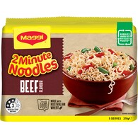 Maggi 2 Minute Beef Flavour Instant Noodles