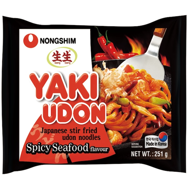 Nongshim Yaki Udon Spicy Seafood Flavour 251g