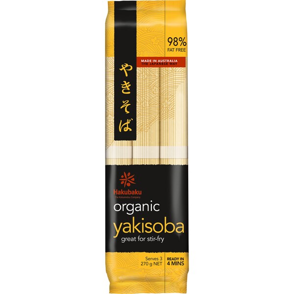 Hakubaku Organic Yakisoba 270g