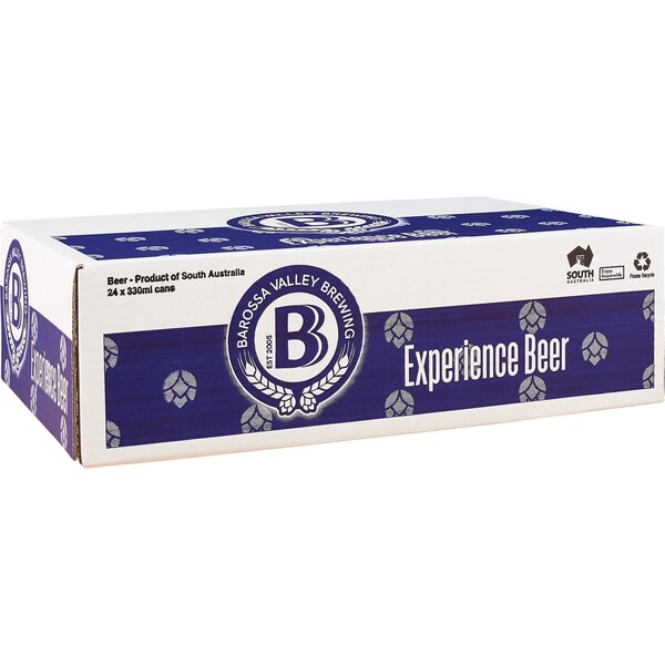 Barossa Valley Brewing Organic Ale Bottles 24x330ml Case