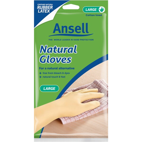 Ansell Gloves Natural Large Each