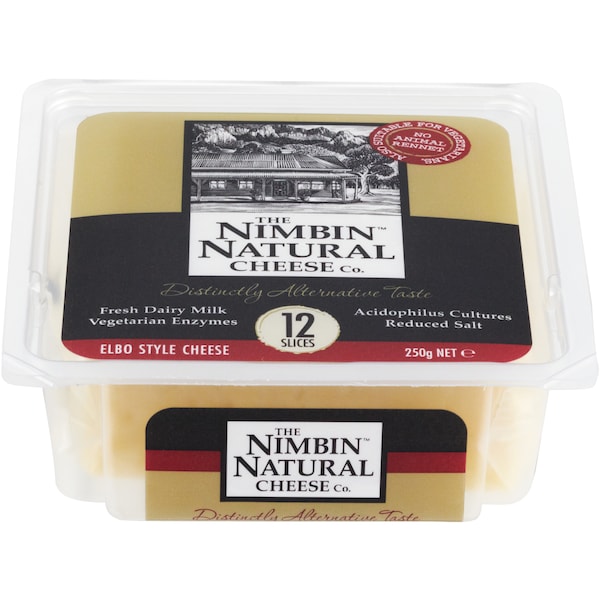 The Nimbin Natural Cheese Cheese Slices 250g