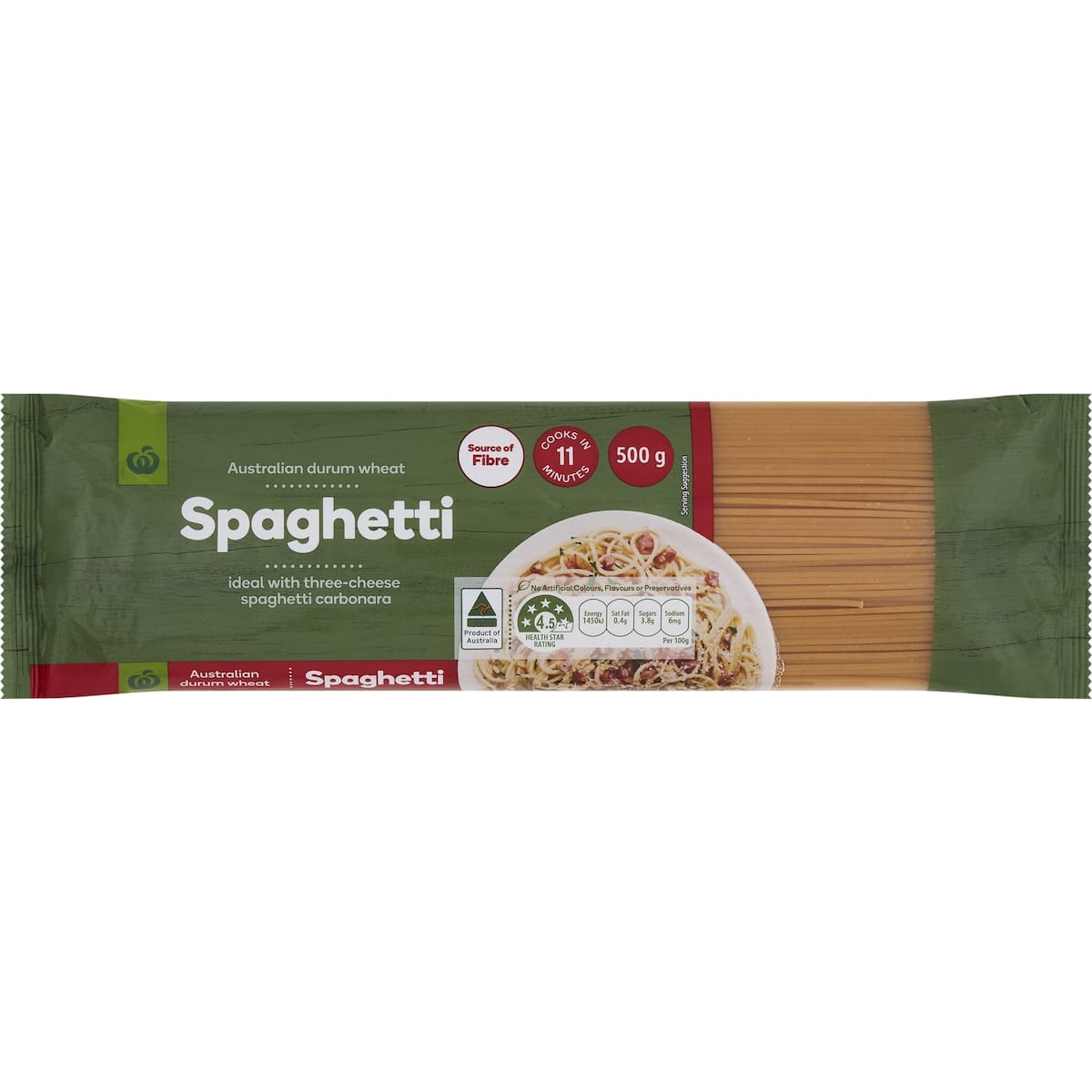 Woolworths Pasta Spaghetti 500g