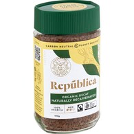 Republica Organic Instant Coffee 100% Pure Decaffeinated