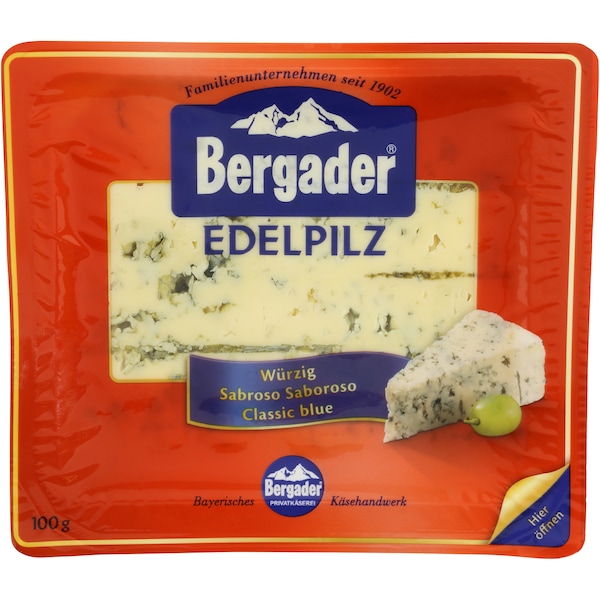 Bergader Bavarian Blue Cheese 100g