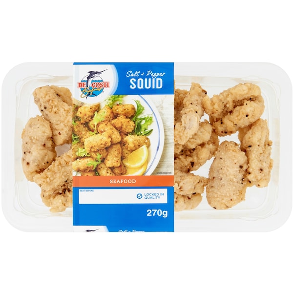 De Costi Seafoods Salt & Pepper Squid 270G