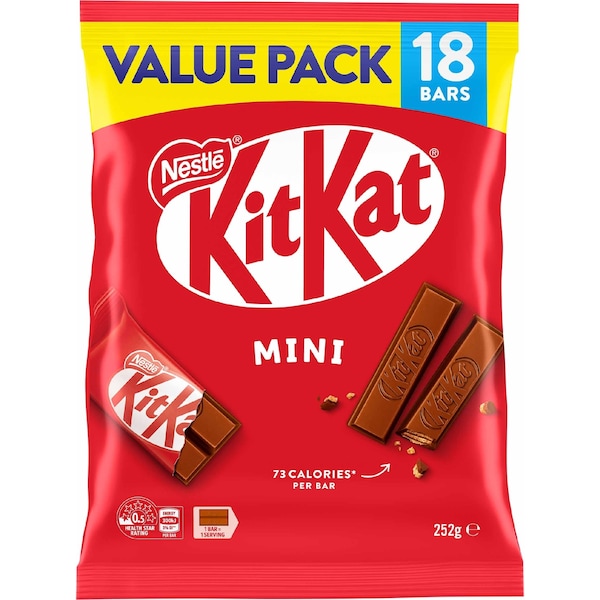 KitKat Milk Chocolate Mini Bars Share Pack 18 pack