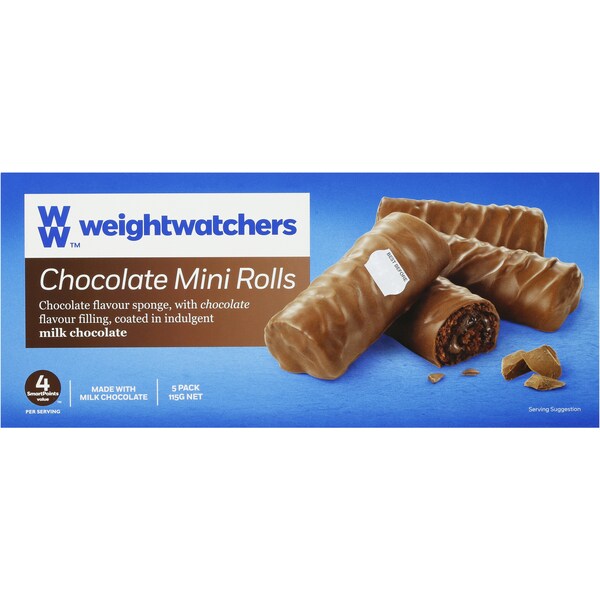 Weight Watchers Cake Chocolate Mini Rolls 115g