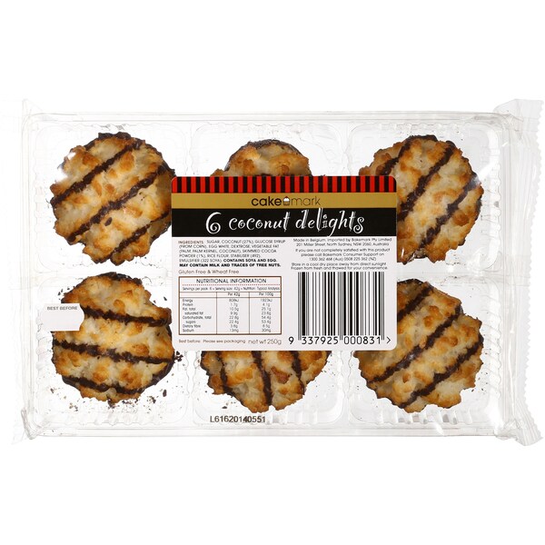 Cakemark Cookies Coconut Delights 250g