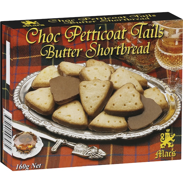 Macs Traditional Shortbread Choc Petticoats 160g