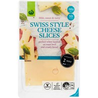 Woolworths Swiss Cheese Slices
