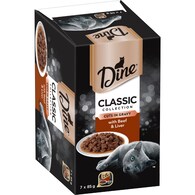 Dine Adult Wet Cat Food Cuts In Gravy With Beef & Liver Tray