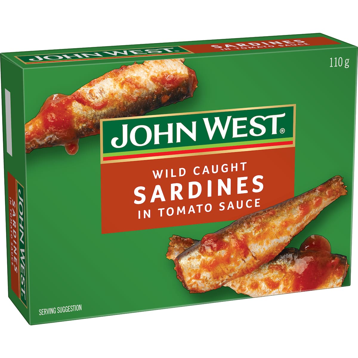 John West Wild Caught Sardines In Tomato Sauce 110g