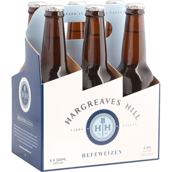Hargreaves Hill Hefeweizen Bottles 330mL x 6 pack