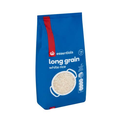 Essentials White Rice Long Grain 1kg bunch