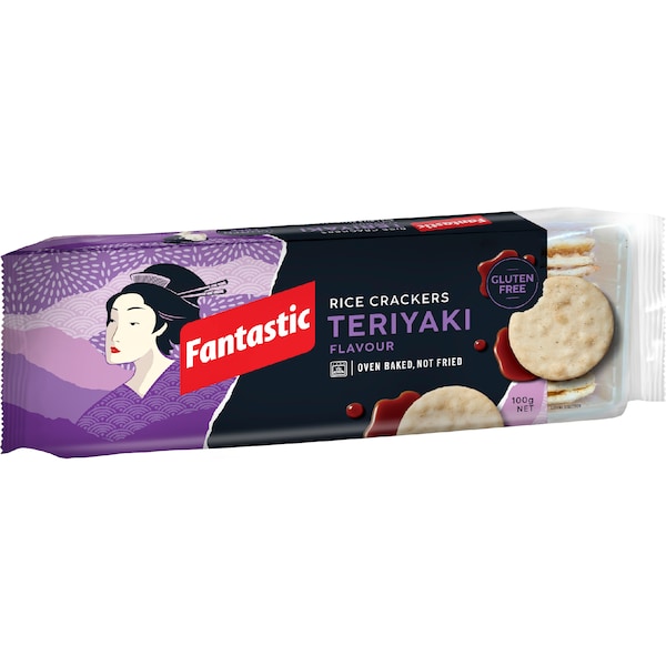 Fantastic Rice Crackers Teriyaki 100g
