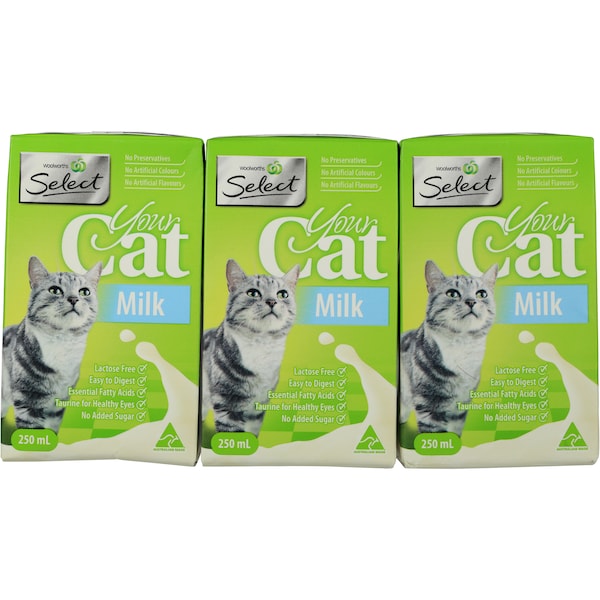 Woolworths Cat Milk 3x250mL