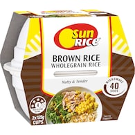 Sunrice Microwave Brown Rice Cup Fragrant Brown Rice