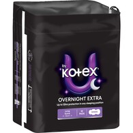 U by Kotex Overnight Pads Long