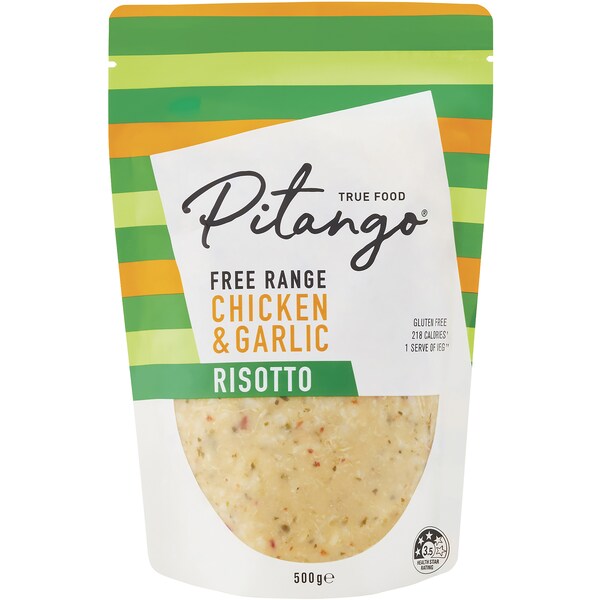 Pitango Risotto Chicken Garlic Chilled Meal 500g