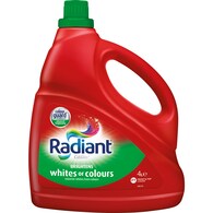Radiant Whites Or Colours Laundry Liquid Detergent Washing