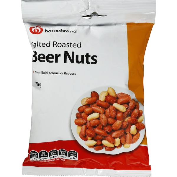 Homebrand Beer Nuts 250g