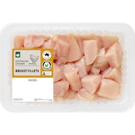 Woolworths RSPCA Approved Chicken Breast Diced