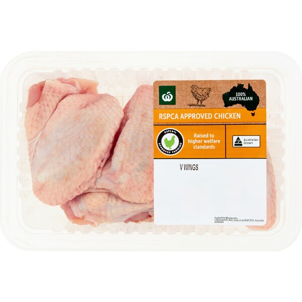 Woolworths RSPCA Approved Chicken Wings 450g - 700g
