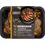 Strength Meals Co Chicken Burrito Bowl