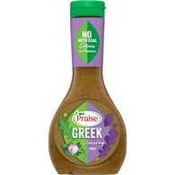 Praise Dressings Greek