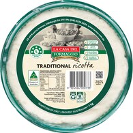 La Casa Del Formaggio Traditional Ricotta Cheese