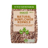 Macro Natural Sunflower Kernels