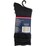 For Her Crew Socks Black 8-11 Black Size 8-11 3 Pack