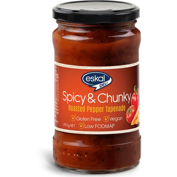 Eskal Deli Spicy & Chunky Roasted Pepper Tapenade 290g