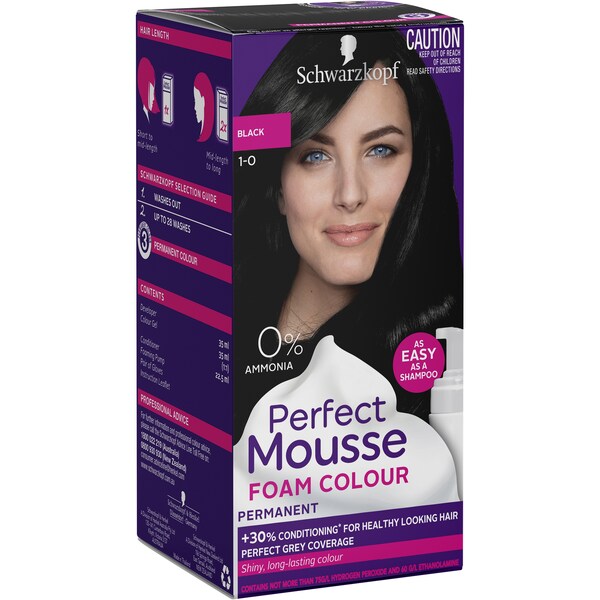 Schwarzkopf Perfect Mousse 1.0 Black Each