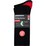 Underworks Mens All Day Cushion Foot Socks Black Size 7-10 Assorted 2 pack