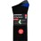 Underworks Mens All Day Cushion Foot Socks Black Size 7-10 Assorted 2 pack