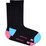 Underworks Womens All Day Cushion Foot Socks Black Size 5-8 2 pack