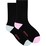Underworks Womens All Day Cushion Foot Socks Black Size 5-8 2 pack